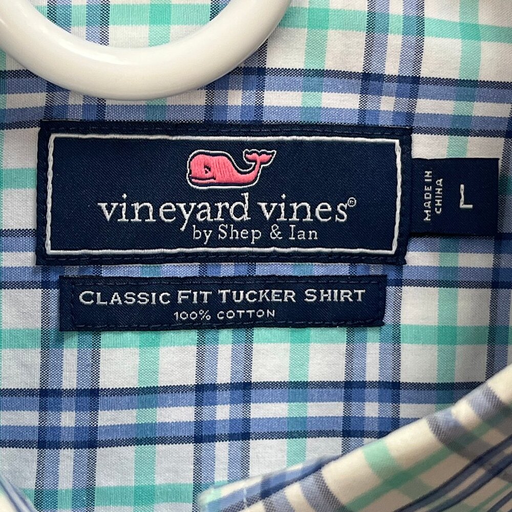 Vineyard Vines by Shep & Ian. Classic Fit Tucker cotton Shirt size L.